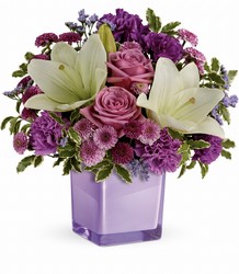 Pleasing Purple Bouquet from Fields Flowers in Ashland, KY